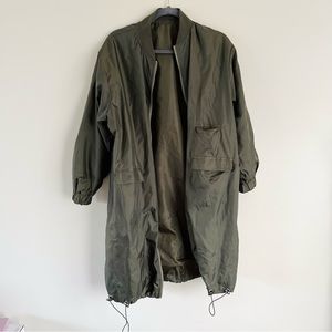 LAST DAY TO PURCHASE! Forest Green Long Coat